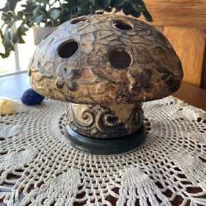 RARE Vintage 1970’s Otagiri OMC Japan Mushroom Tealight Holder EUC